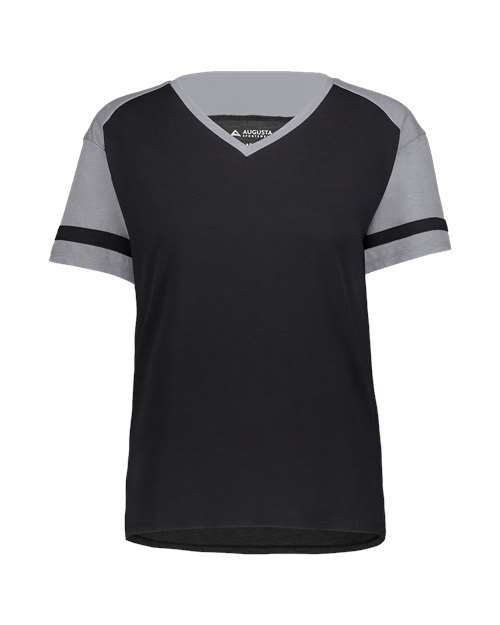 Augusta Sportswear Women's Triblend Fanatic 2.0 V-Neck T-Shirt