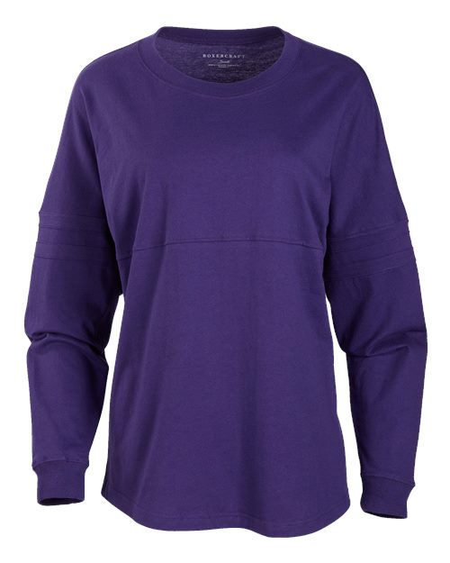 Women's Pom Pom Long Sleeve Jersey T-Shirt