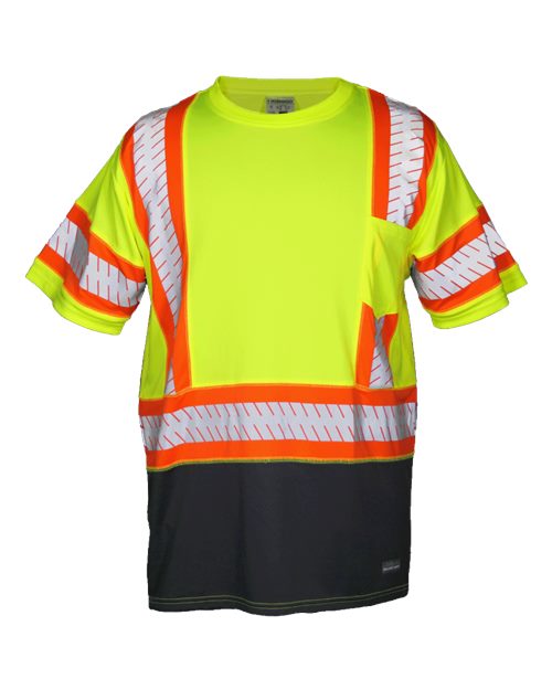 Kishigo Unisex DOT Class 3 T-Shirt — Lime — Front