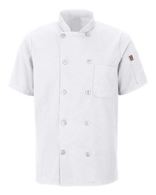 Mimix™ Short Sleeve Chef Coat with OilBlok