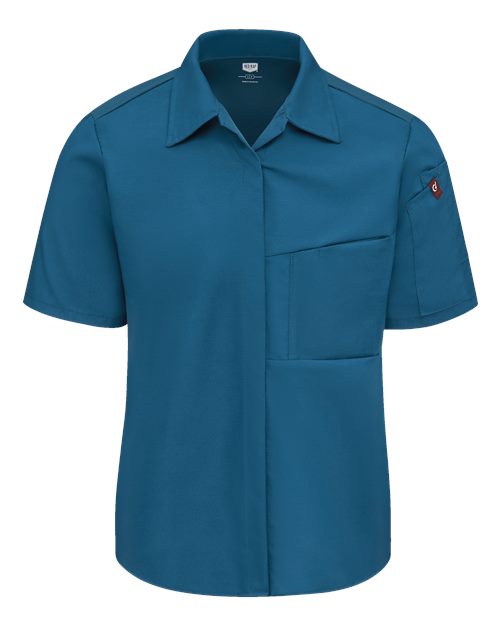 Women's Poplin Airflow Cook Shirt with OilBlok