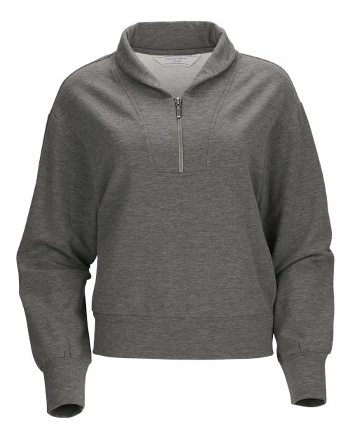 Boxercraft Women's Dream Crop Fleece Quarter-Zip