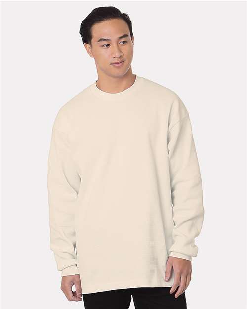 Unisex USA-Made Heavyweight Waffle Knit Thermal