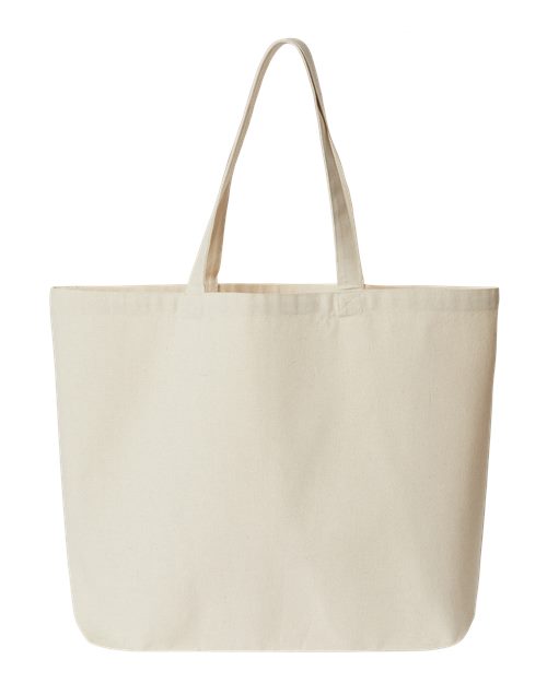 OAD Jumbo Recycled Midweight Gusseted Canvas Tote