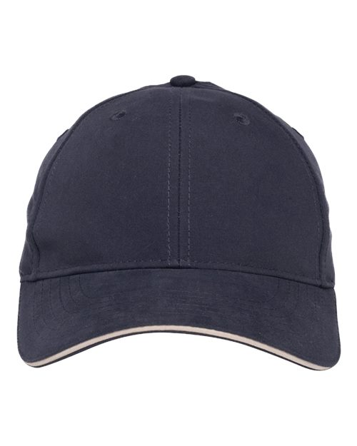 Adams Headwear Performer Cap — Navy/ Khaki — Front