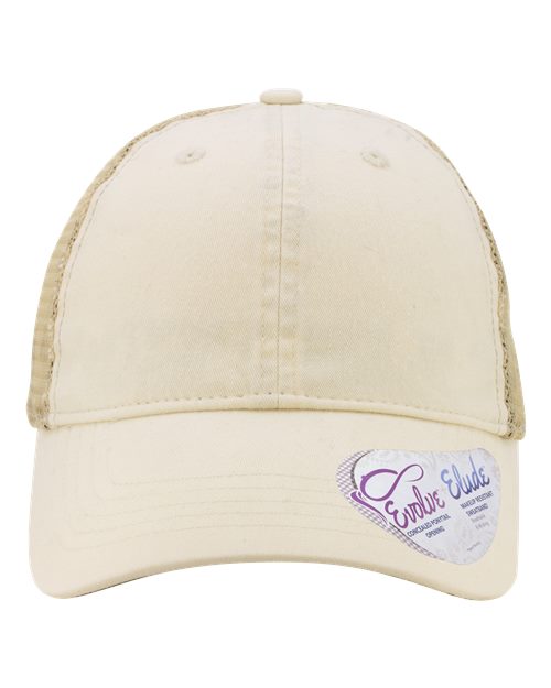 Women's Washed Mesh-Back Cap