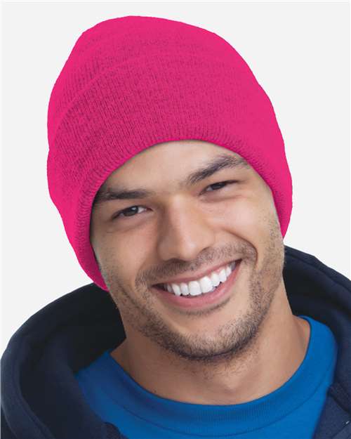 USA-Made 12'' Knit Cuffed Beanie