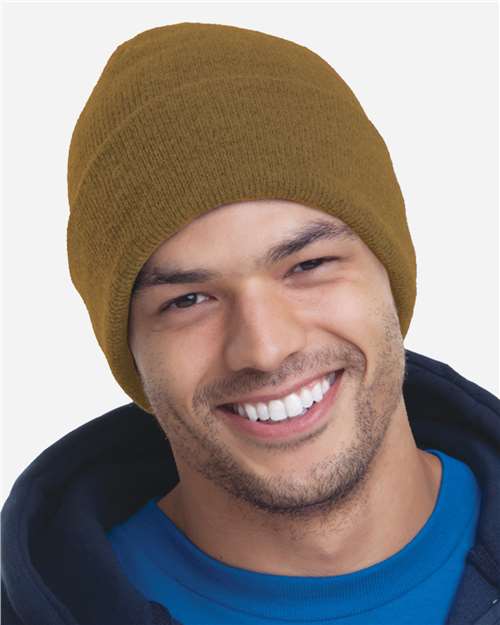 USA-Made 12'' Knit Cuffed Beanie