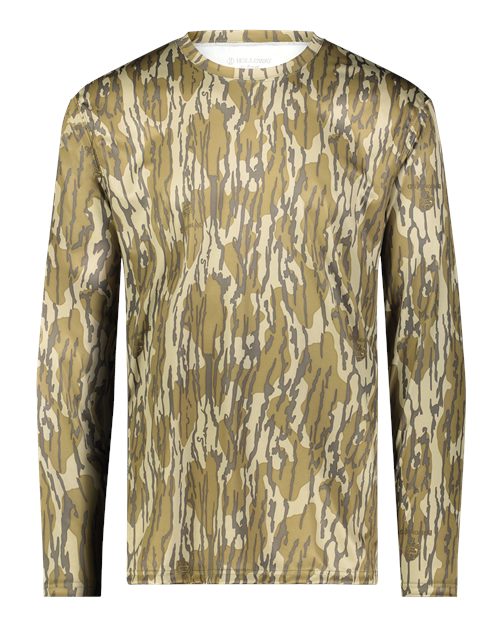 Holloway Men's Mossy Oak Momentum Long Sleeve T-Shirt —