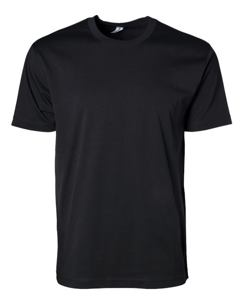Independent Trading Co. Unisex Lux Heavyweight T-Shirt — Black — Front