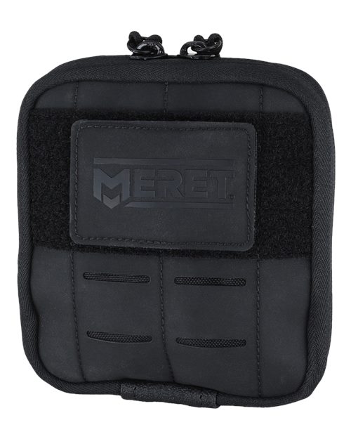 MERET Mini Personal Response Black EMS Medical First Aid Kit — Black — Front