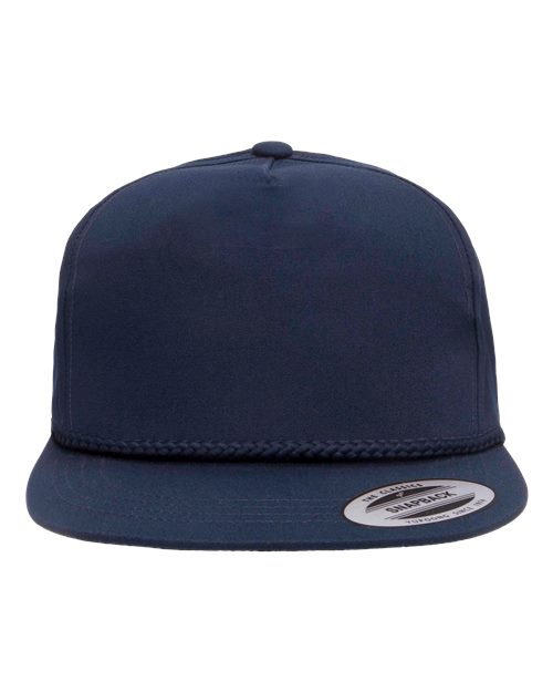 YP Classics Classic Poplin Golf Cap — Navy — Front