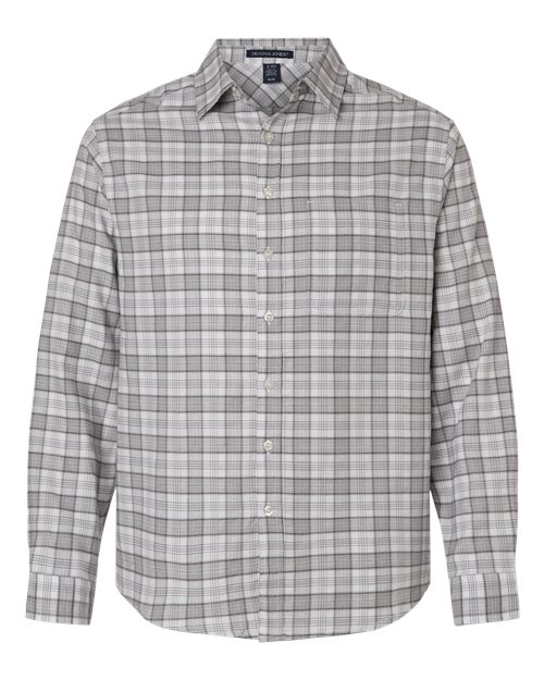 Devon & Jones Men's Concord Yarn-Dye Flannel Shirt