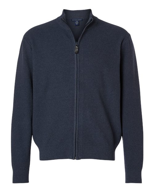 Men's Hartland Textured Full Zip Sweater