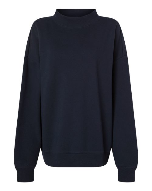 Women's Midweight Mock Neck Sweatshirt