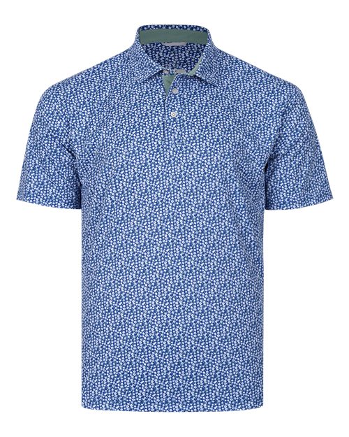 Swannies Men's Ridge Polo — Dazzling Blue — Front