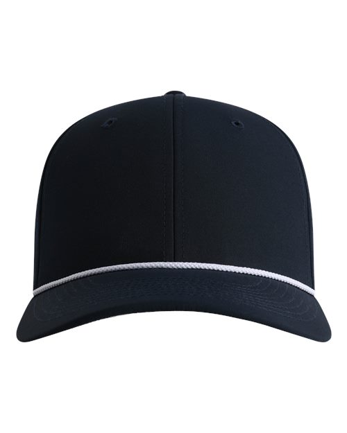 Imperial The Wingman Laser-Perforated Snapback Cap — Navy/ White — Front