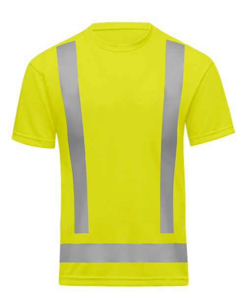 Red Kap Unisex Hi-Visibility T-Shirt — Yellow Lime — Front