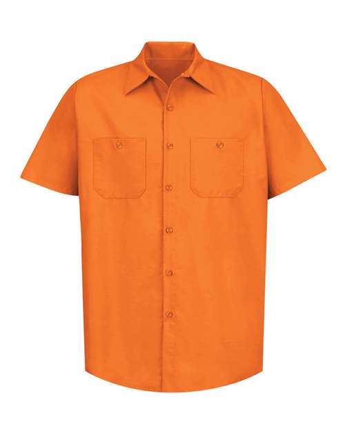 Men's Industrial Short Sleeve Work Shirt
