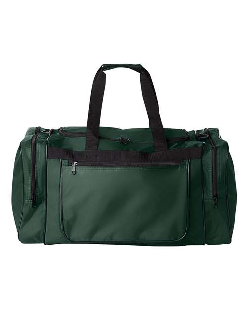 Augusta Sportswear 420-Denier Gear Bag — Forest Green — Front