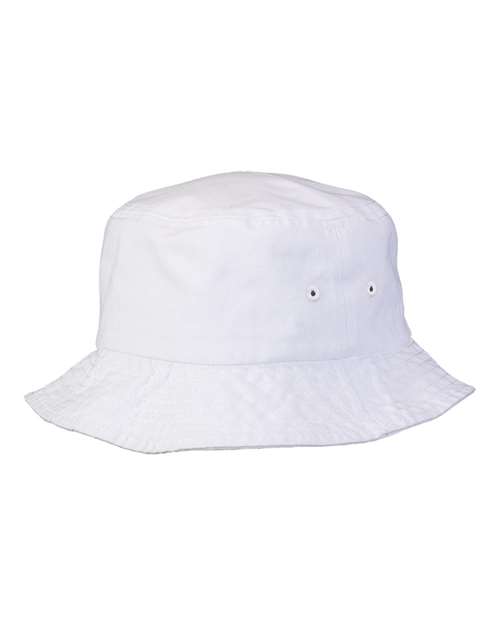 Valucap Bucket Hat — White — Front
