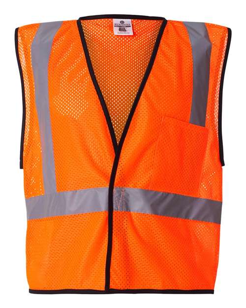 Unisex Economy Single Pocket Hook-and-Loop Mesh Vest