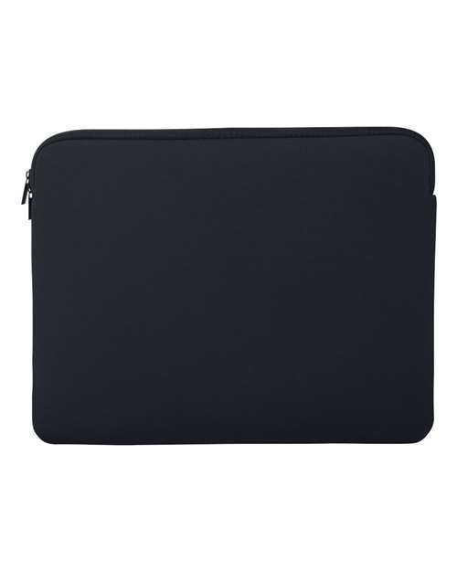 Liberty Bags Neoprene 15" Laptop Sleeve — Black — Front