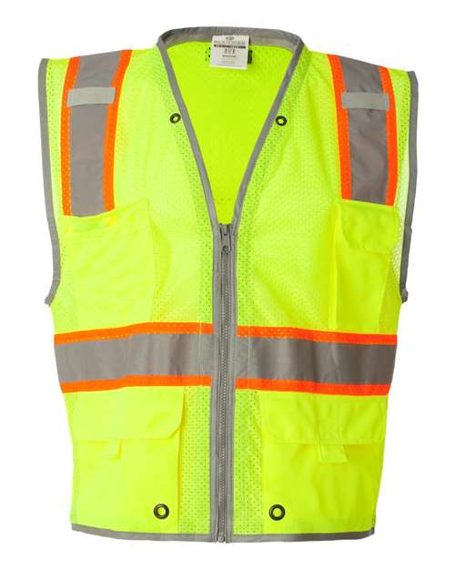 Kishigo Unisex Premium Brilliant Series® Heavy-Duty Class 2 Vest