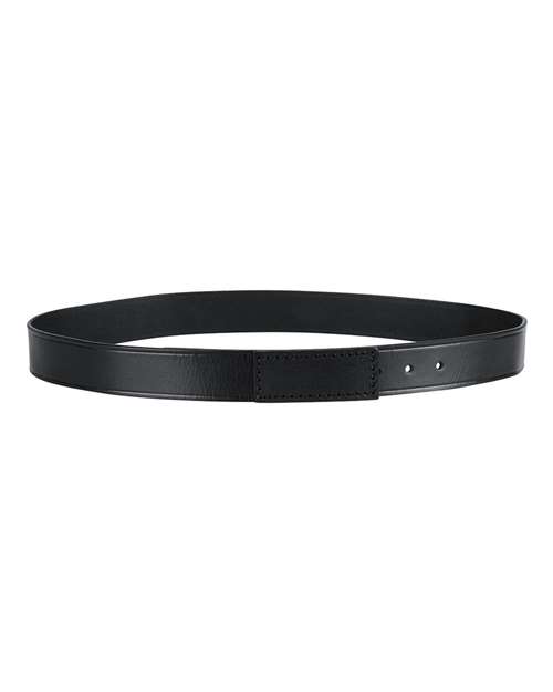Red Kap No-Scratch Leather Belt — Black — Front