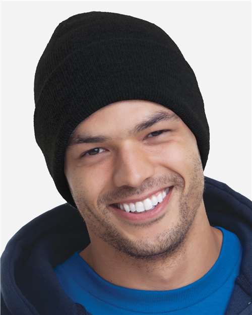 USA-Made 12'' Knit Cuffed Beanie