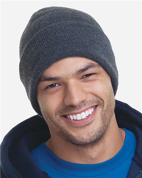 USA-Made 12'' Knit Cuffed Beanie