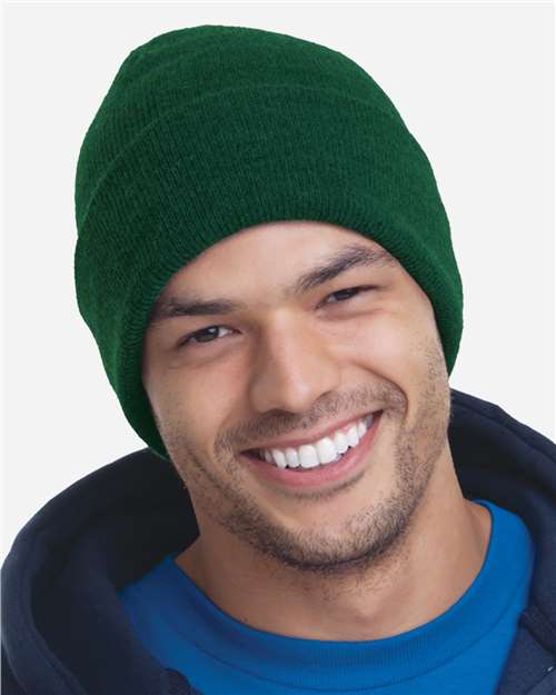 USA-Made 12'' Knit Cuffed Beanie