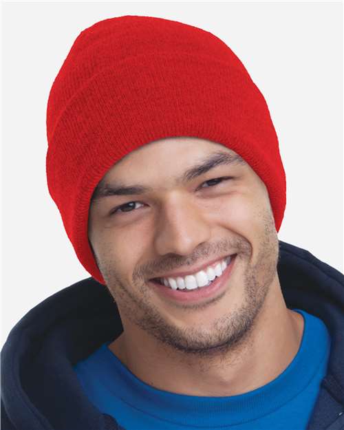 USA-Made 12'' Knit Cuffed Beanie