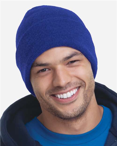 USA-Made 12'' Knit Cuffed Beanie