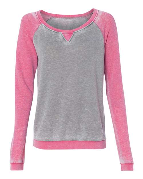 J. America Women’s Zen Fleece Raglan Sweatshirt