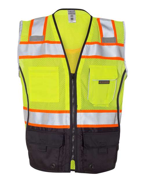 Kishigo Unisex Premium Black Series® Black Bottom Class 2 Vest