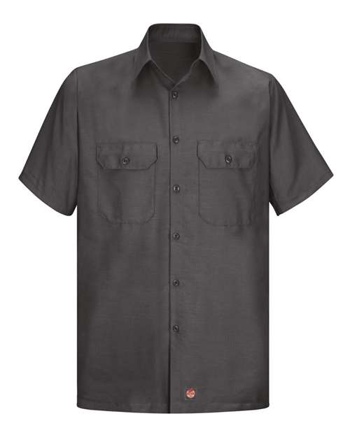 Red Kap Men's Ripstop Short Sleeve Work Shirt