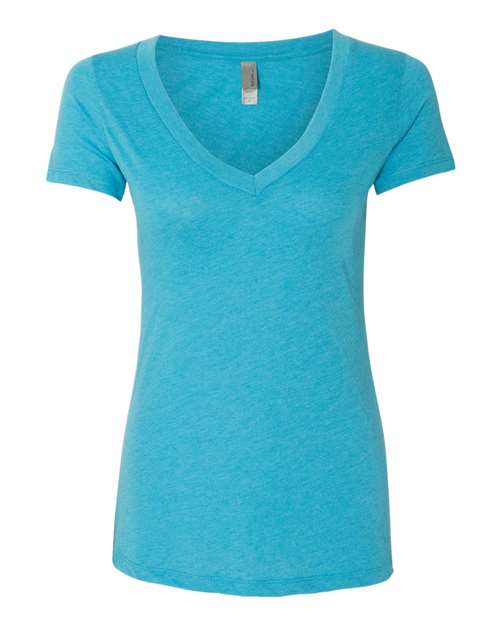 Next Level Women’s Triblend Deep V-Neck Tee