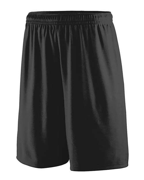 Augusta Sportswear Men's Training Shorts — Black — Side