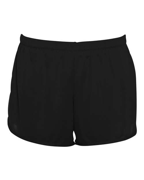 Augusta Sportswear Women's Accelerate Shorts — Black — Front