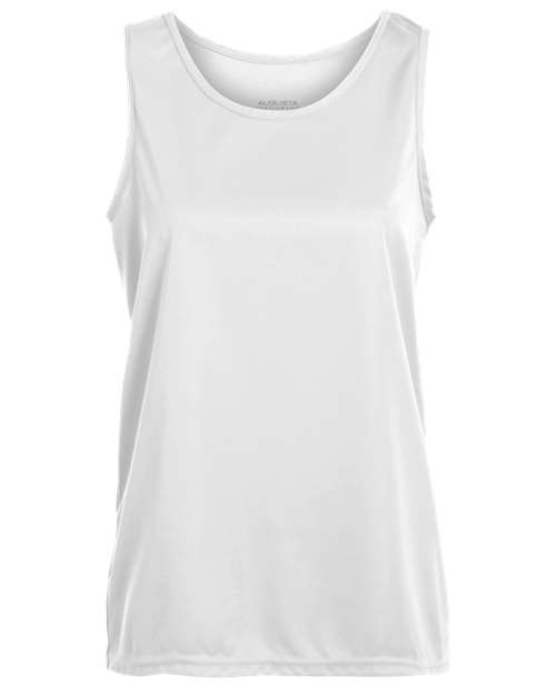 Augusta Sportswear Girls' Training Tank Top — White — Front
