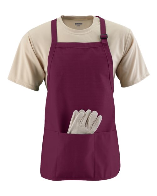 Medium Length Apron with Pouch