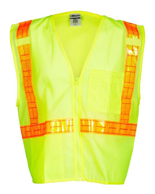 Kishigo Men's Oralite® All Mesh Vest — Lime — Front