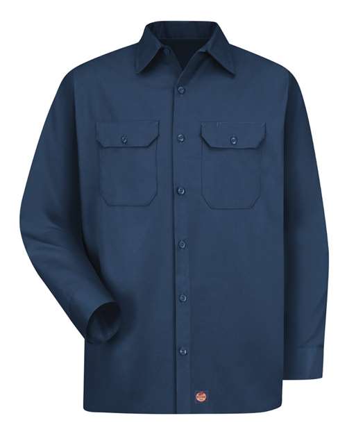 Red Kap Men's Tall Utility Long Sleeve Work Shirt