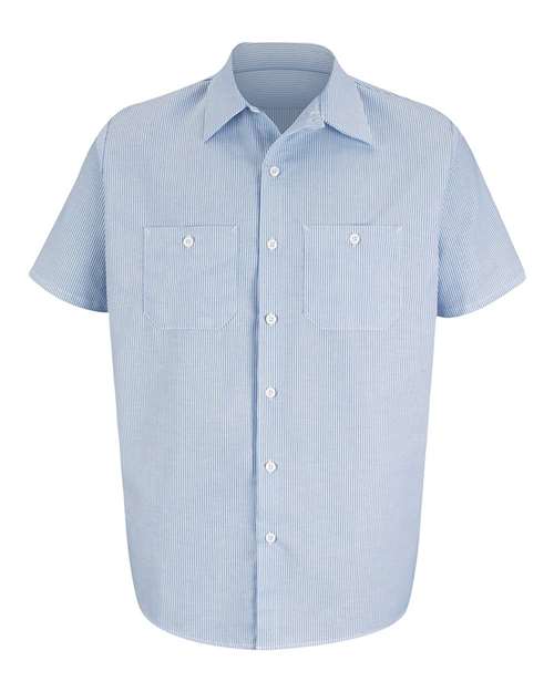 Red Kap Men's Industrial Stripe Work Shirt