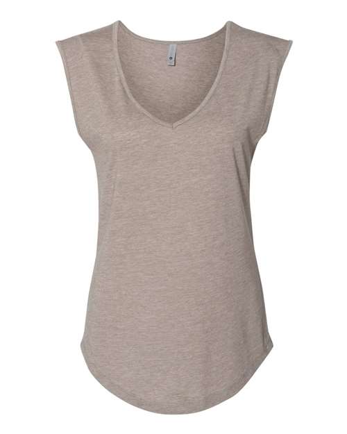 Next Level Women's Festival Sleeveless Deep V-Neck Tee
