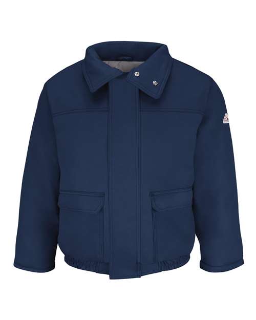 Bulwark Men's Insulated Bomber Jacket — Navy — Front