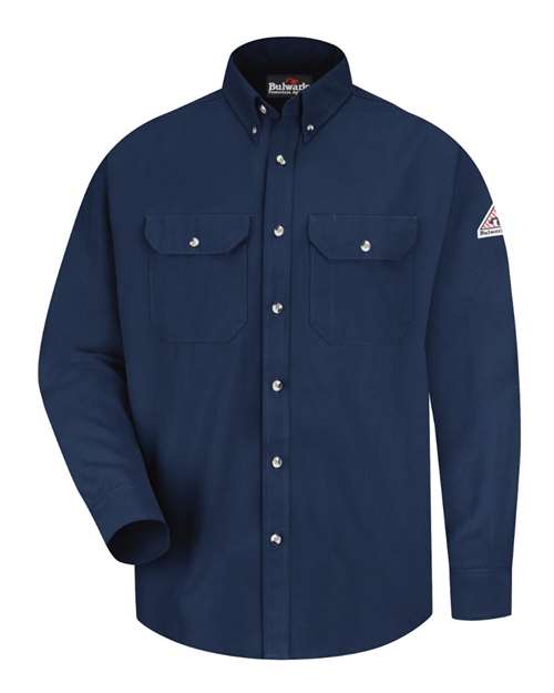 Bulwark Men's Uniform Shirt — Navy — Front
