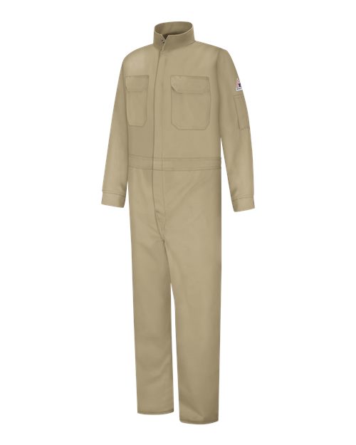 Bulwark Women's Premium Coverall with CSA Compliant Reflective Trim — Navy
