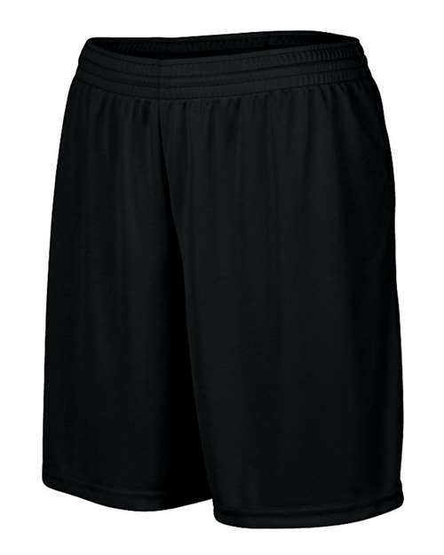 Augusta Sportswear Women's Octane Shorts — Black — Side